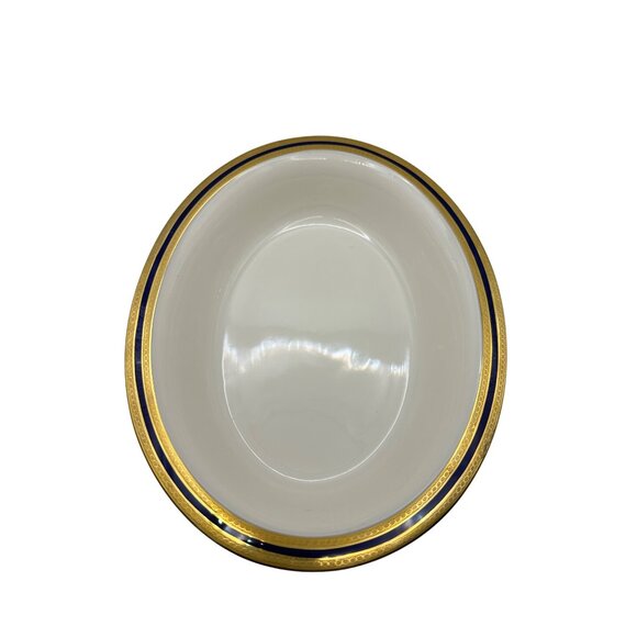 Cobalt Blue by Lenox 1105/P72 discontinued 10 inch vegetable serving bowl - Picture 1 of 8